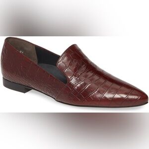 Paul Green Burgundy Belinda Pointed Toe Loafer. Size 9.5.